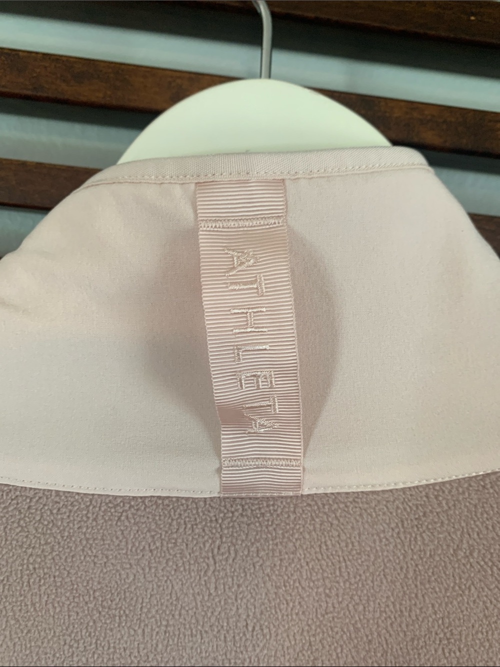 Athleta Mauve-Pink Snap Pullover - Picture 7 of 9